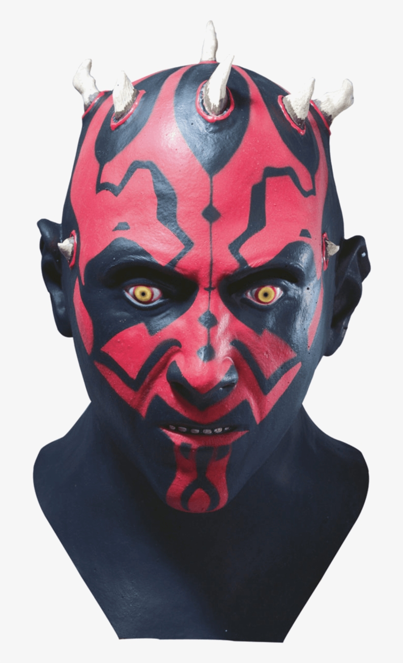 Deluxe Darth Maul Latex Mask, transparent png download