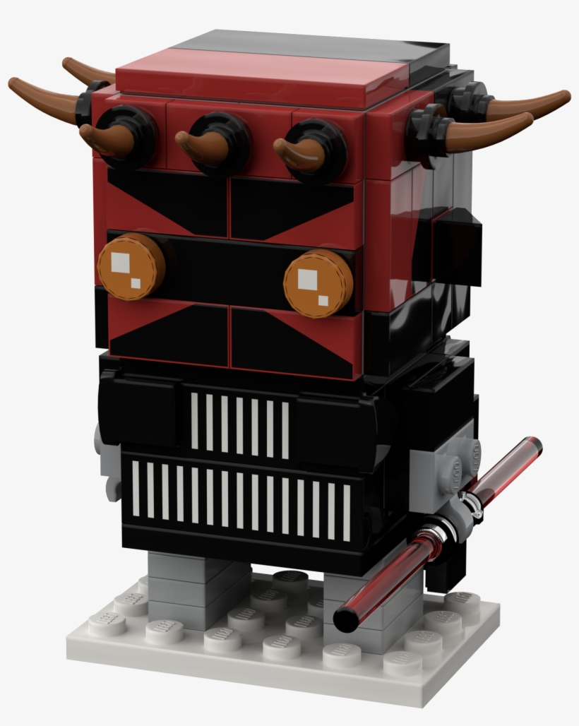 Othermy Darth Maul Brickheadz - Wood, transparent png download