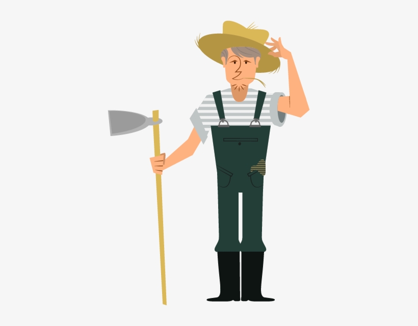 Farmercartoon Png, transparent png download