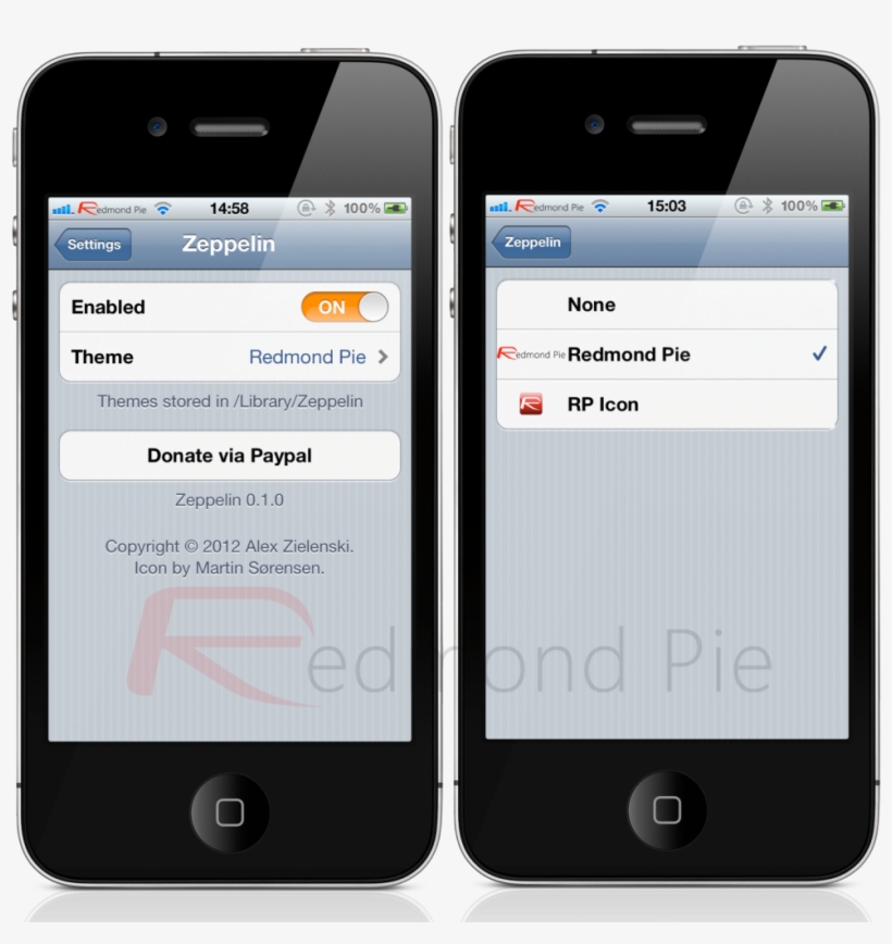 For Anyone Familiar With Basic Image Creation And File - Cydia Zeppelin Logos, transparent png download