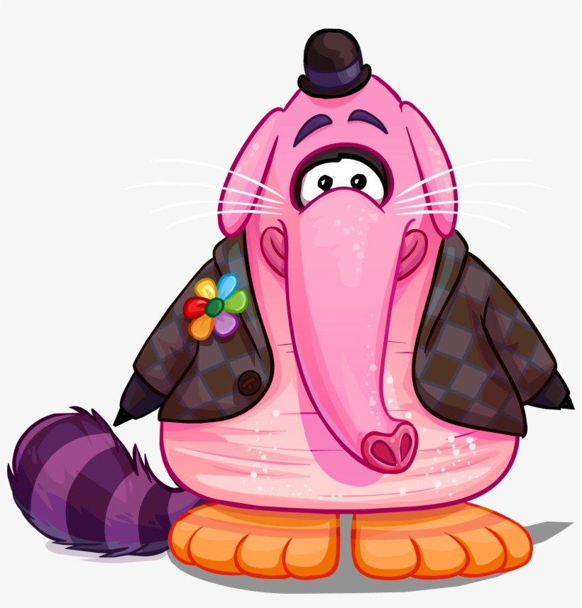 Bing Bong Outfit Player Card - Club Penguin Bing Bong, transparent png download
