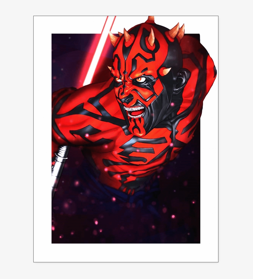 Darth Maul Poster - Creative Arts, transparent png download