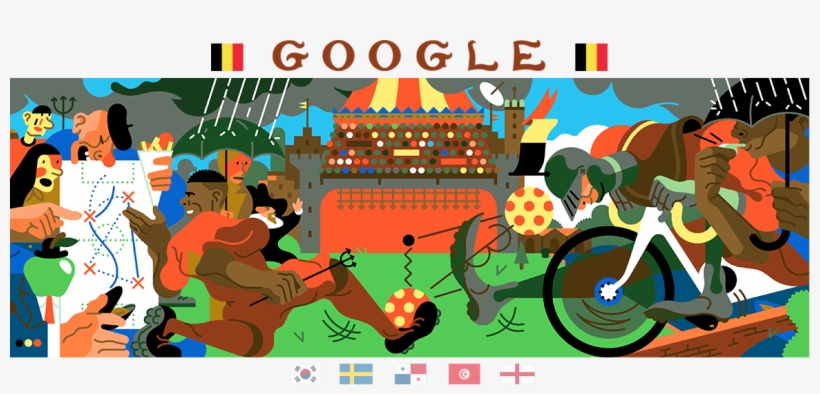 World Cup 2018 Day 5 5138360925421568 5630721452408832 - World Cup 2018 Google Doodle, transparent png download