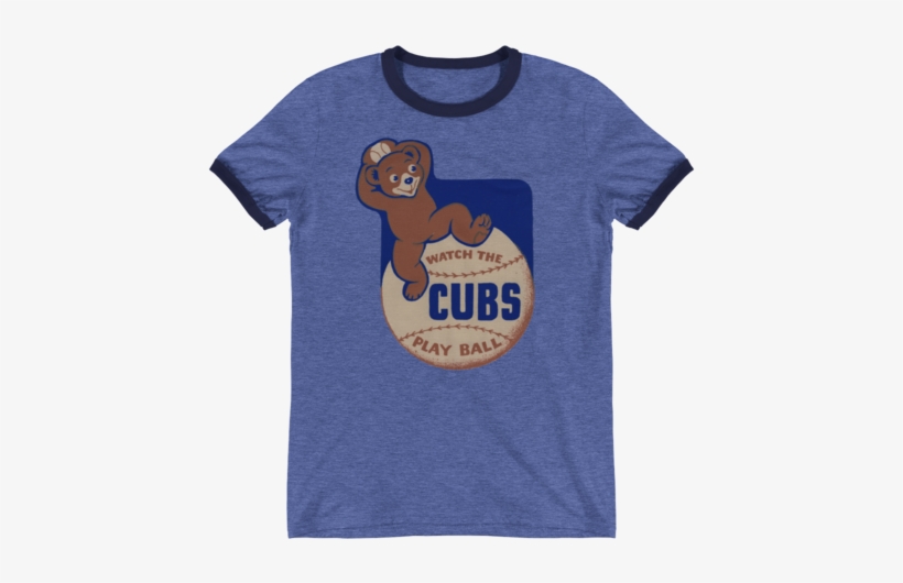 Vintage Chicago Cubs Tee - Shotgunwillies Conway T Shirt On An Amazing Heather, transparent png download