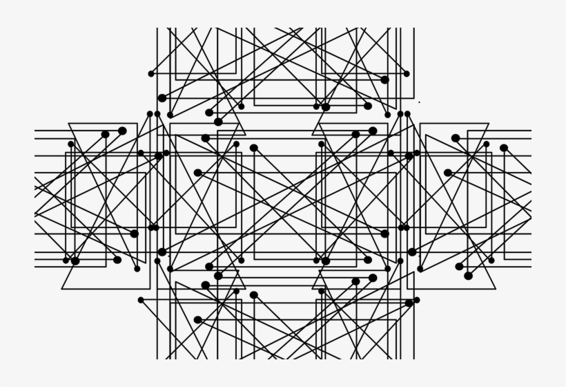 Connect - Linhas E Pontos Png, transparent png download
