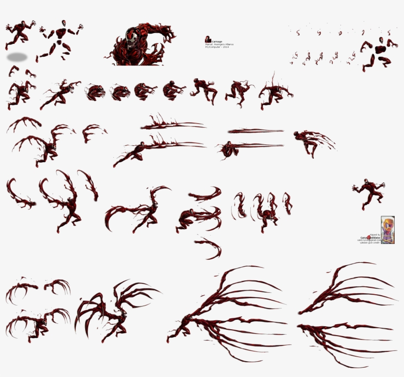 Click To View Full Size - Carnage Marvel Avengers Alliance, transparent png download