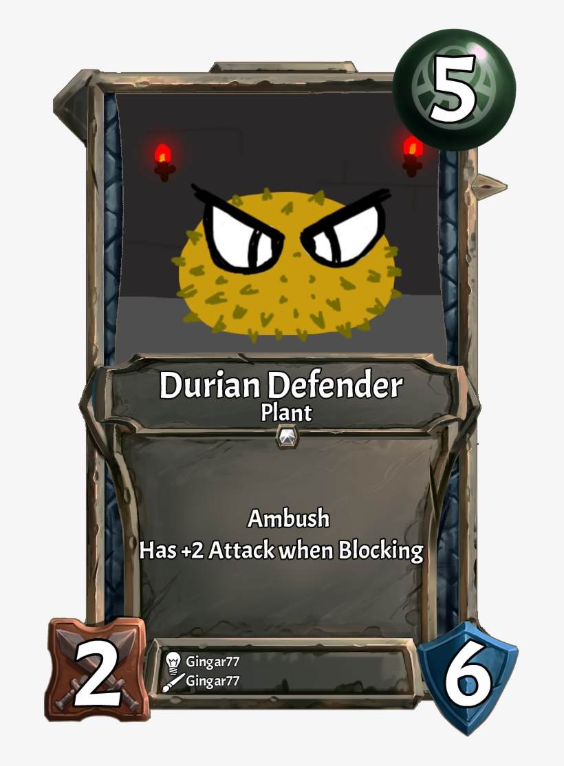 [card] Durian Defenderweek - Spirit, transparent png download