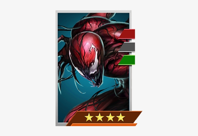 #carnage #fan #art - Marvel Puzzle Quest Carnage, transparent png download
