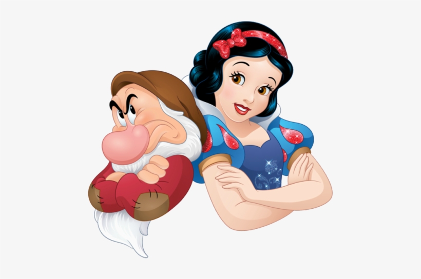 Nuevo Artwork/png En Hd De Snow White & Grumpy - Snow White And Grumpy Tote Bag, transparent png download