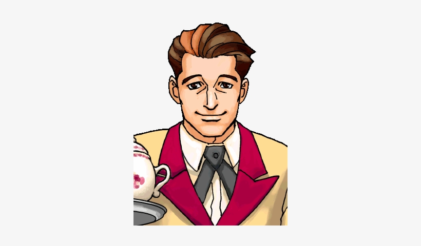 Occupation - Ace Attorney Bellboy Portrait, transparent png download