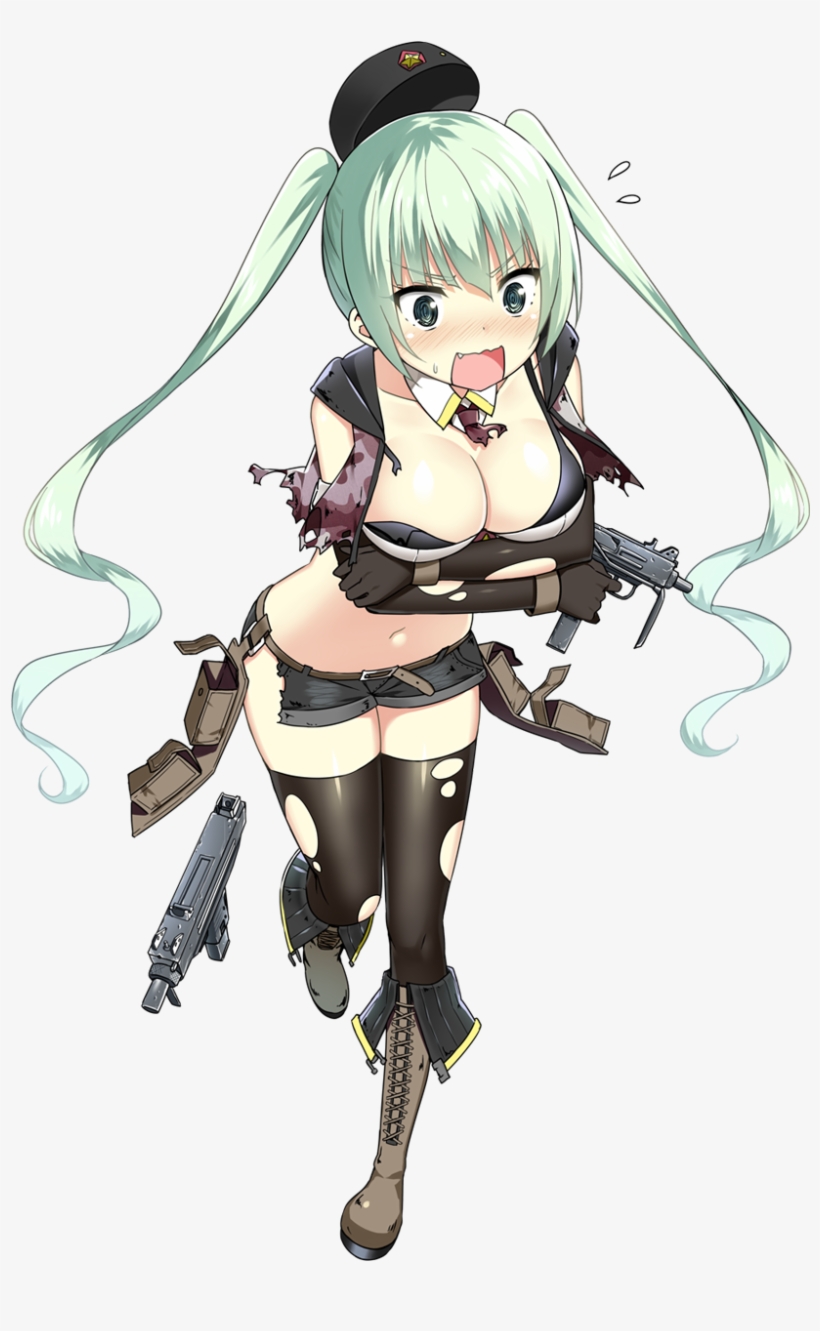 Resized To 71% Of Original - 微型 烏 茲 少女 前線, transparent png download