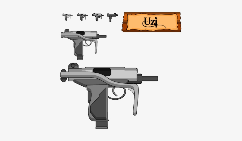 Uzi - Trigger, transparent png download