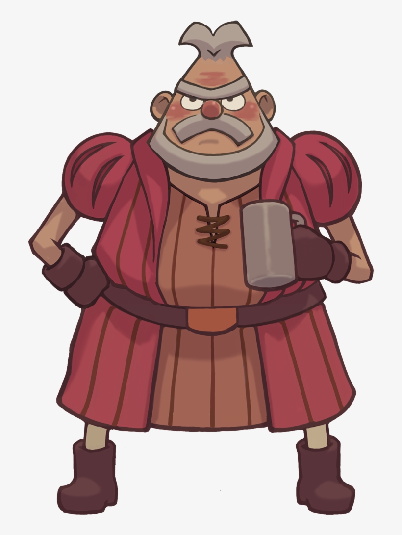 Professor Layton Vs Phoenix Wright Ace Attorney Nintendo - Layton Vs Wright Character, transparent png download