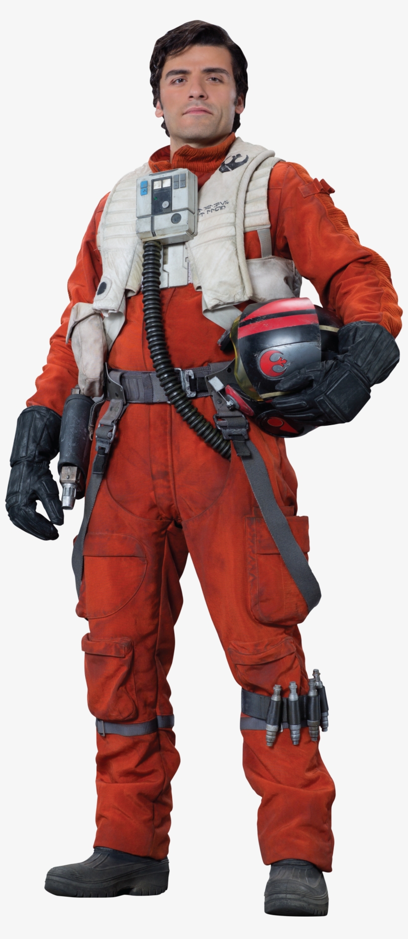 Poe Dameron Star Wars Ep7 The Force Awakens Characters - Poe Costume Star Wars, transparent png download