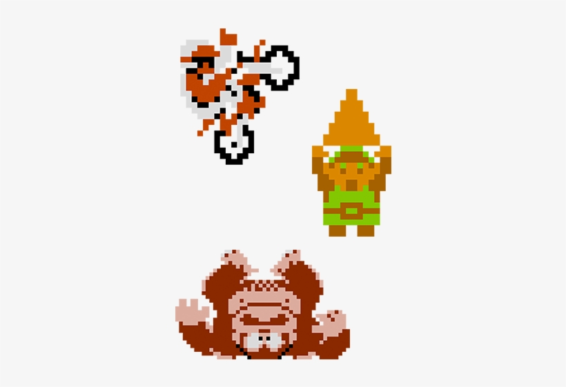 Try Your Hand At An Onslaught Of Rap - Perler Fused Bead Kit-legend Of Zelda, transparent png download
