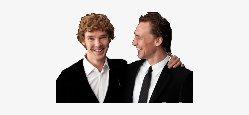 Probably The Worst Edit Ever, But Transparent Benedict - Tom Hiddleston And Benedict Cumberbatch Selfie, transparent png download