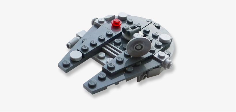 Brick Star Wars Millennium Falcon Photo Transparent - Construction Set Toy, transparent png download