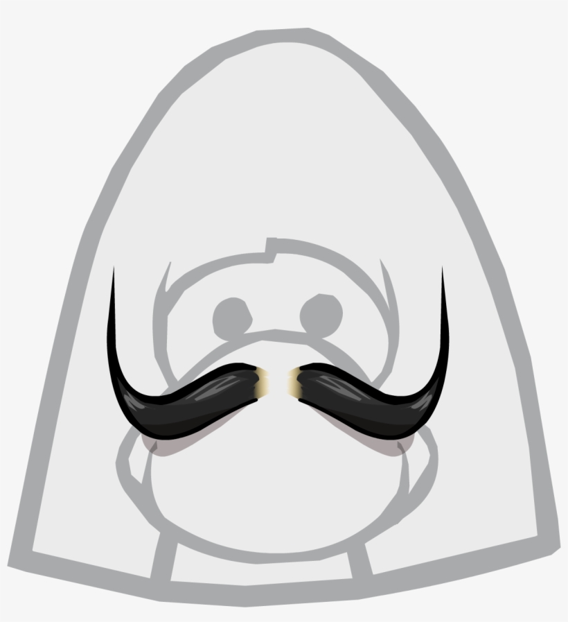Artist Mustache - Club Penguin Mustache, transparent png download