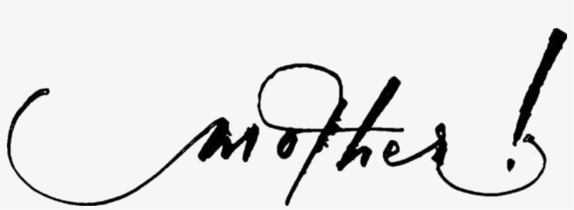 Mother Movie Horizontal Black Logo - Mother Movie Text, transparent png download