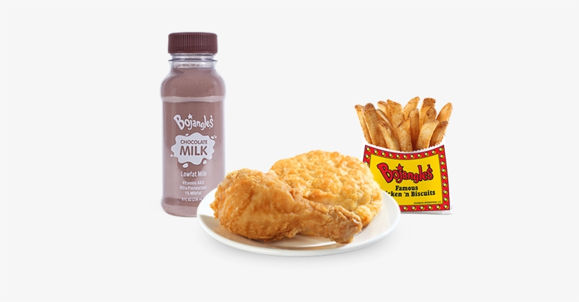 Kids Chicken Leg - French Fries, transparent png download