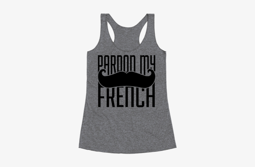 Pardon My French Racerback Tank Top - Don T Touch Me Cactus, transparent png download