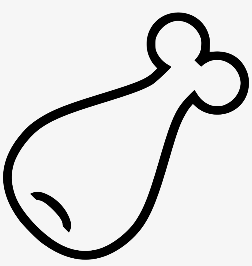 Chicken Leg - - Bone, transparent png download