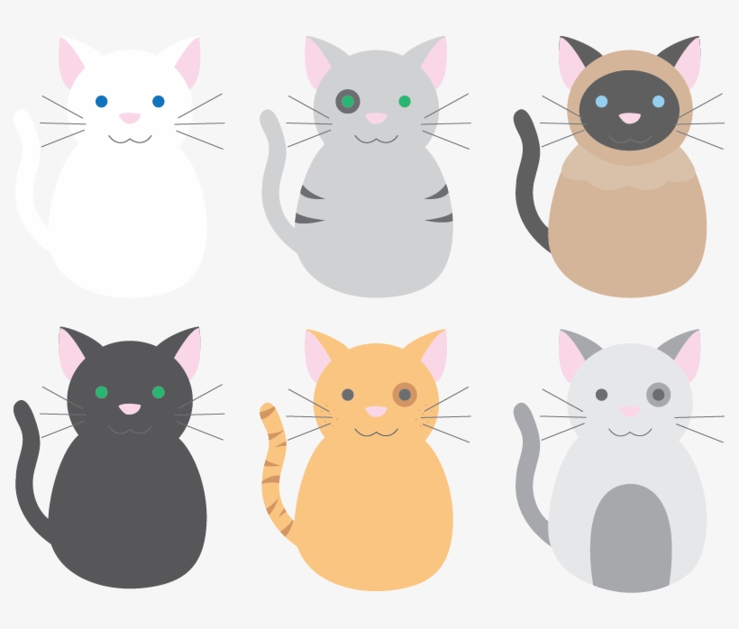 Cat Icons - Cats Cartoon Png, transparent png download