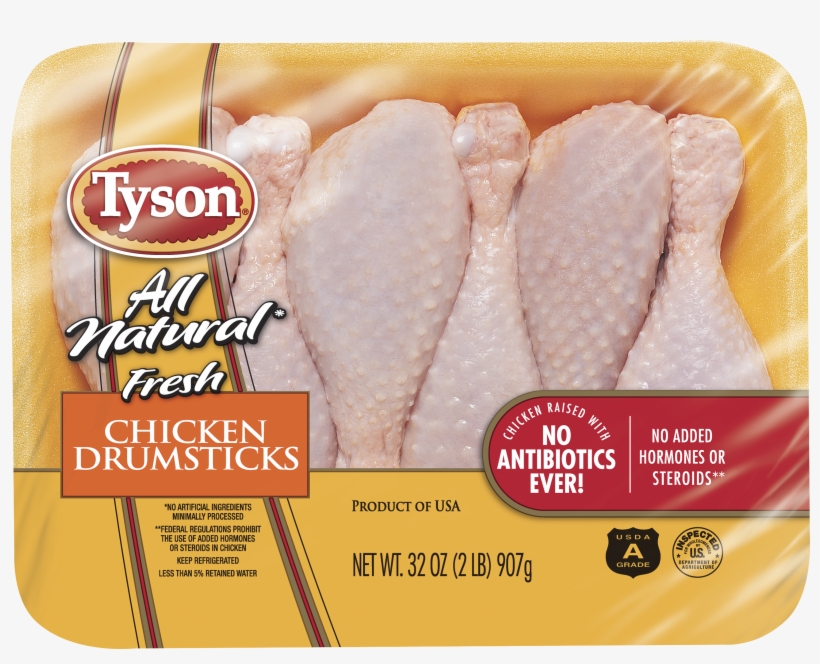 Tyson® All Natural Fresh Chicken Drumsticks, 2 Lb - Nature Raised Farms Chicken Breast Tenderloins, transparent png download