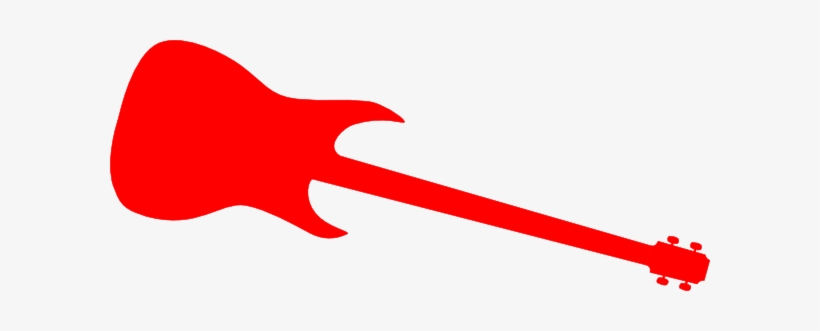 Red Guitar Clip Art, transparent png download