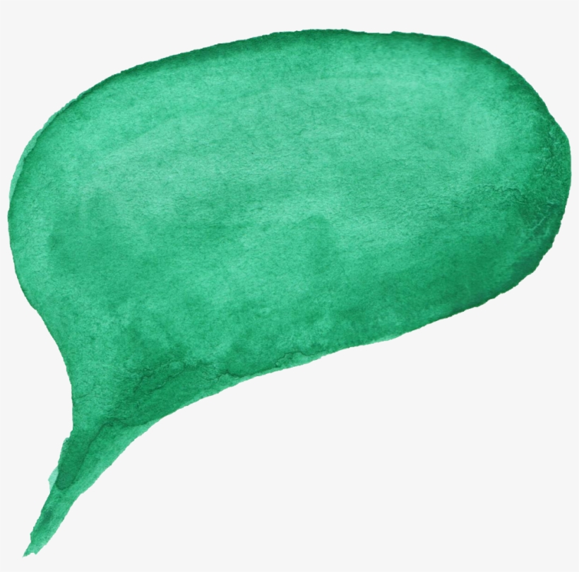 Free Download - Watercolour Speech Bubble Png, transparent png download