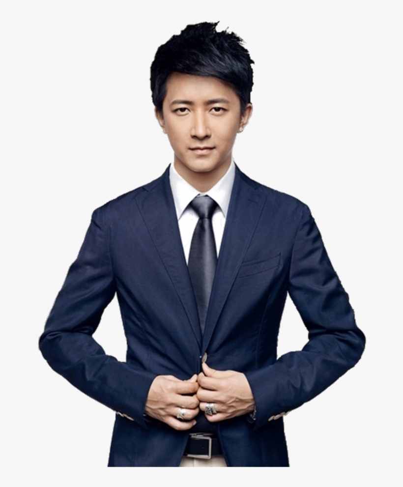 Navy Blue Suit Png - Male In Suit Png, transparent png download