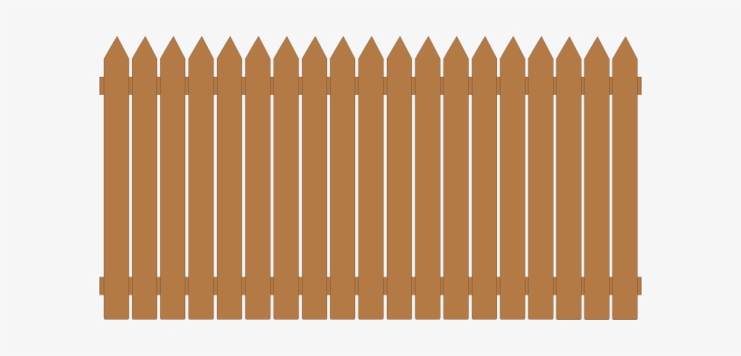 Wooden Fence Hd Clip Art At Clker - Clip Art, transparent png download