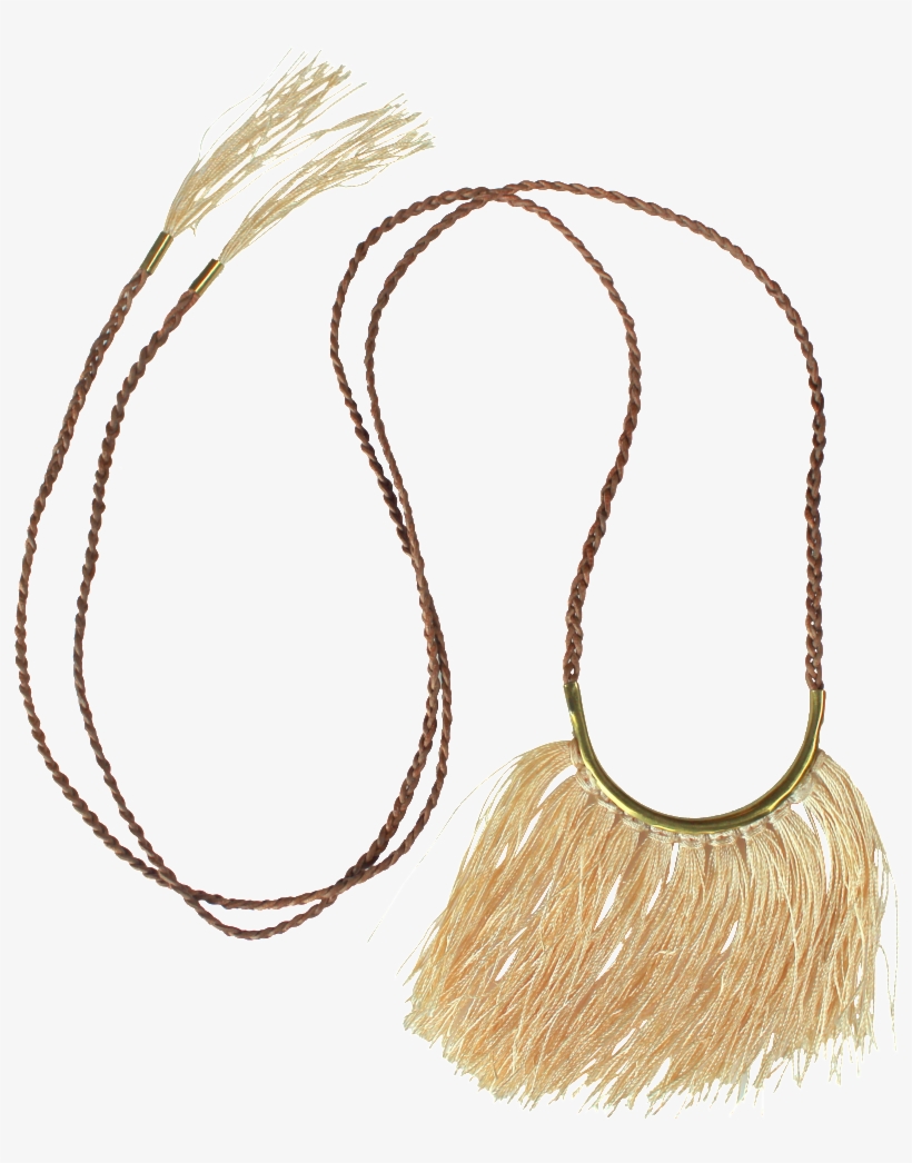 Fringe And Leather Necklace, transparent png download
