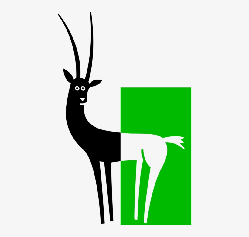 Picture Black And White Library Gazelle Swift Deer, transparent png download