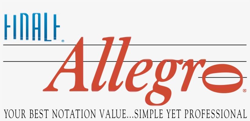 Finale Allegro Logo Png Transparent, transparent png download