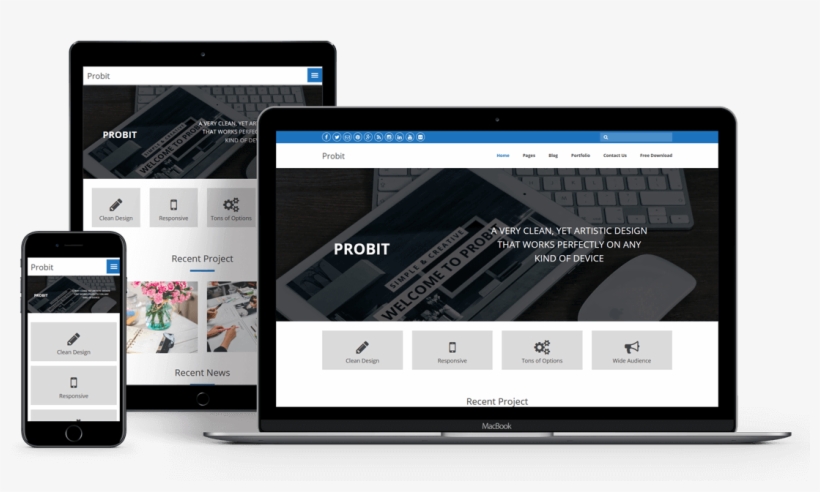 Fully Responsive, transparent png download