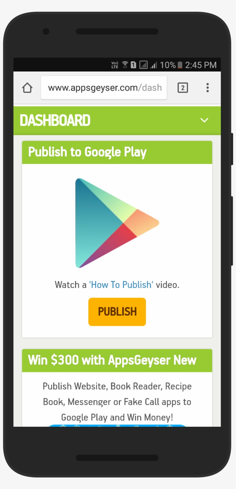 Fill Full Information & Publish Your Android App, transparent png download