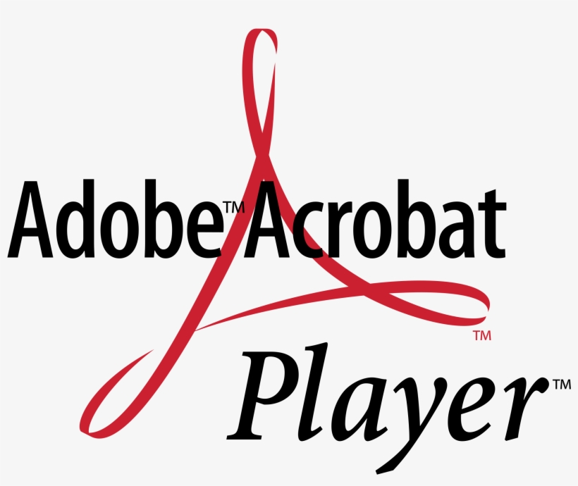 Adobe Acrobat Player Logo Png Transparent, transparent png download