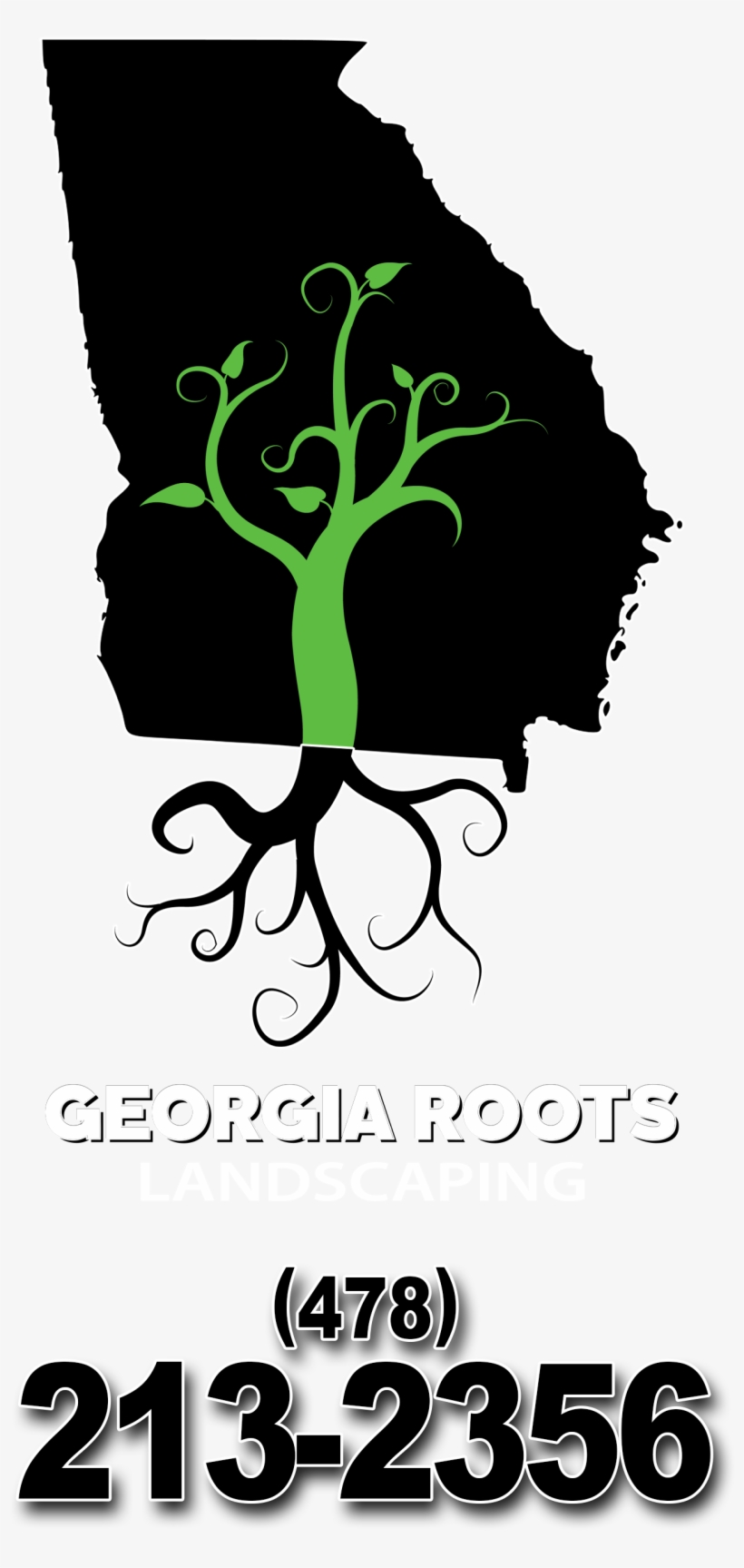 Logo Georgia Roots Landscaping Transparent PNG - 1343x2788 - Free ...