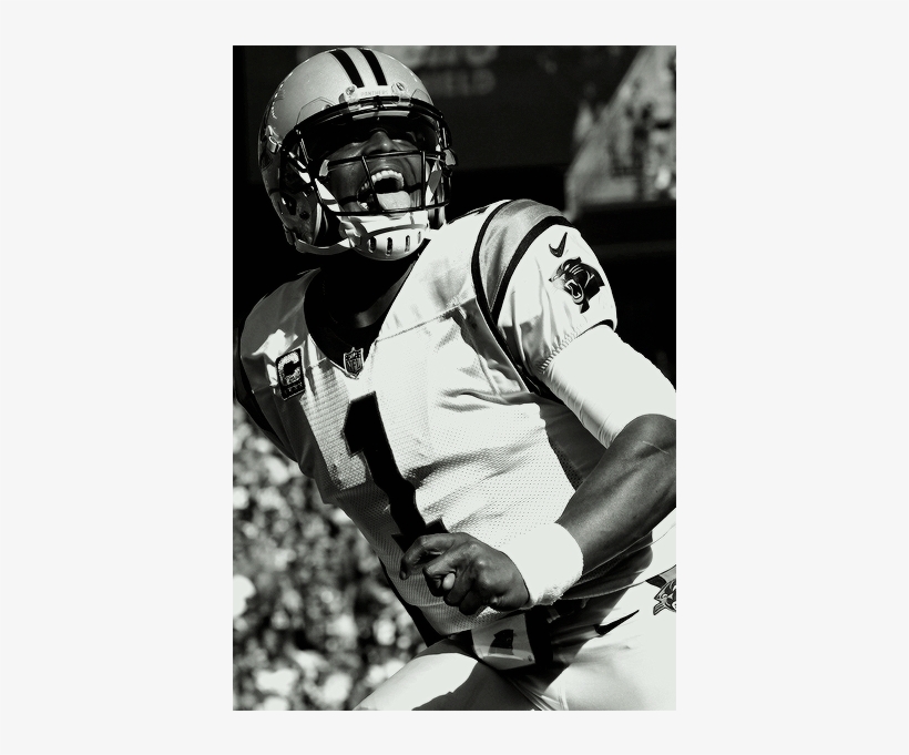 Cam Newton Celebrates During The Game Against The Patriots, transparent png download