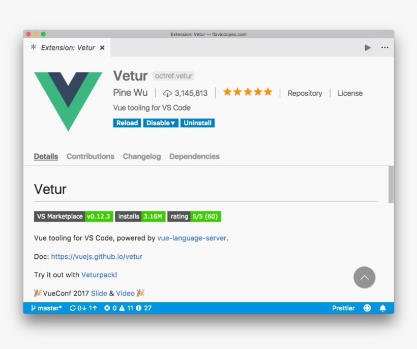 Install Vetur In Vs Code, transparent png download