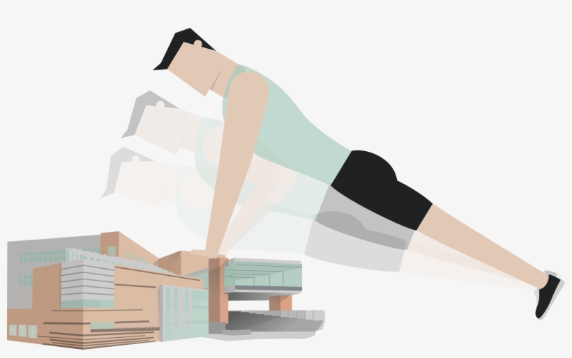 Pushups On Tracy Hall, transparent png download