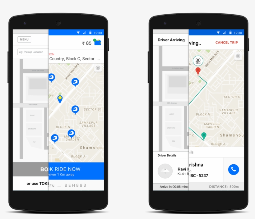 Wireframes And Mockups Created For Baxi's Mobile Application, transparent png download