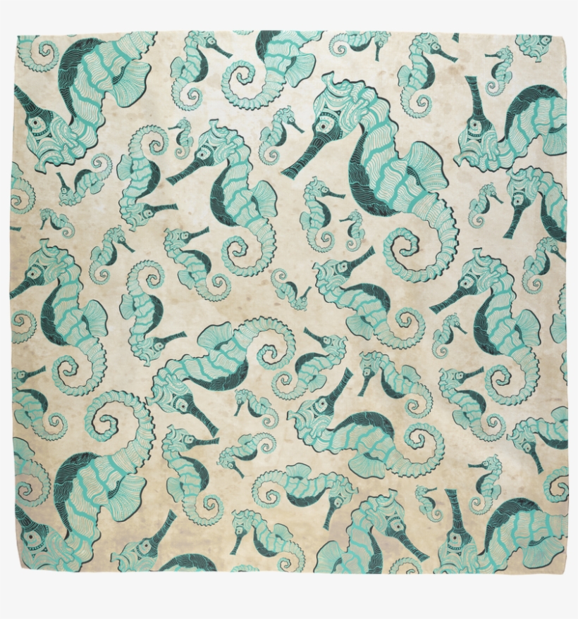 Seahorse Pattern ﻿sublimation Bandana, transparent png download