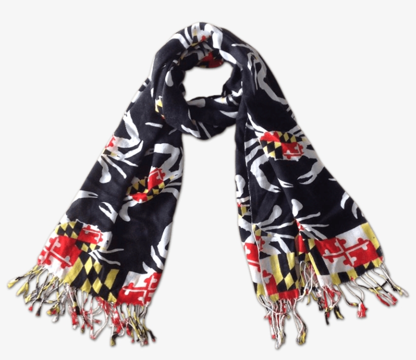 Maryland Crab Pattern / Scarf, transparent png download
