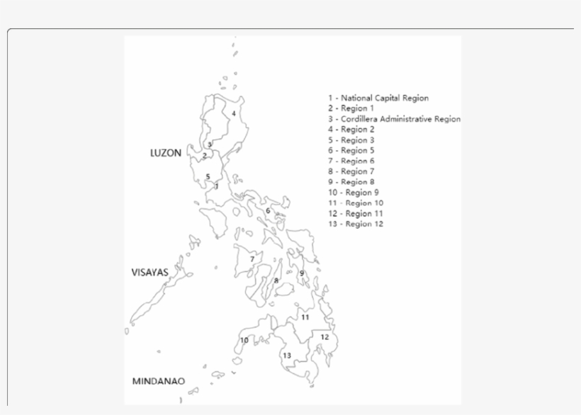 Map Of The Philippines Showing The Sentinel Sites Participating, transparent png download