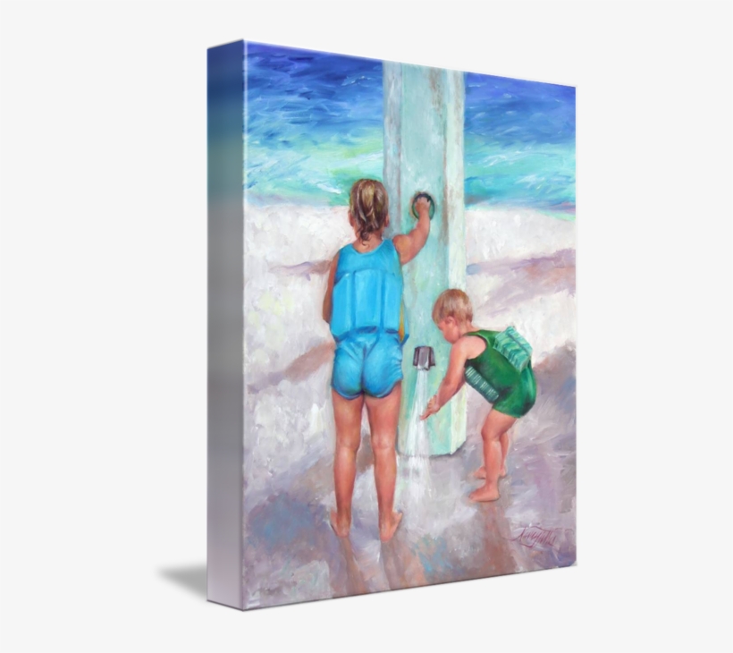 Big Shower At The Beach By Nancy, transparent png download