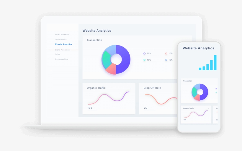 Website Analytics Graph Edm, transparent png download