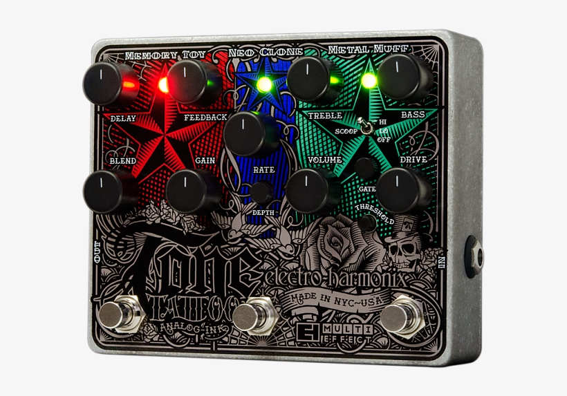 Electro-harmonix Tone Tattoo Metal Muff Neo Clone Memory, transparent png download