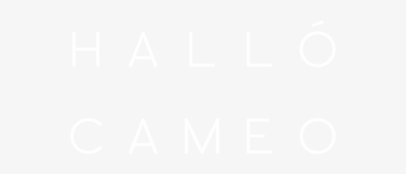 Hallocameo Text White 01 01, transparent png download
